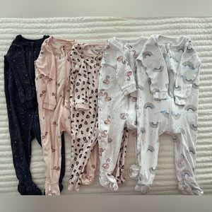 Lot of 5 Petit Lem pajamas - 18 months